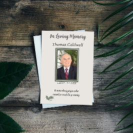 愛情エレガントのあるメシンプルモリ祈りの言葉カードの 名刺