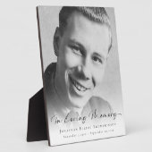 愛情シンプルのあるメモリ名のフォトオーバーレイ日付P フォトプラーク (側面)