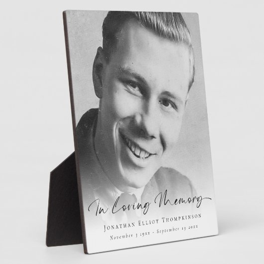 愛情シンプルのあるメモリ名のフォトオーバーレイ日付P フォトプラーク (側面)