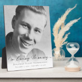 愛情シンプルのあるメモリ名のフォトオーバーレイ日付P フォトプラーク (側面)