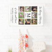 愛情パーソナライズされたある記憶の写真の葬儀 横断幕 (インサイチュ)