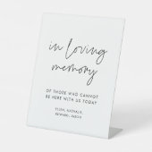 愛情モダンある記憶のミニマル主義者 台座サイン (正面)