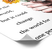 愛情交感動的交言葉ポスター ポスター (角)