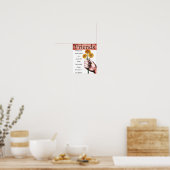 愛情交感動的交言葉ポスター ポスター (キッチン)