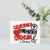 愛情愛情愛護 ポストカード (スタンド正面)