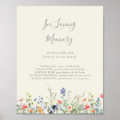 愛情数々のに満ちた輝く色の野花 ポスター (正面)