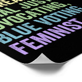 愛情深いコーヒー飲読み書の社会正義 ポスター (角)