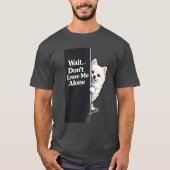 愛情深いポメラニアン 可愛い犬の迷惑な仕草 Tシャツ (正面)