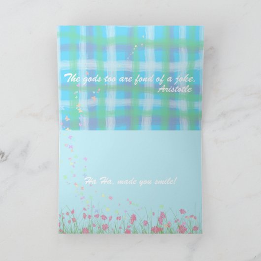 愛情深い友情 カード (内部)