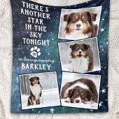 愛情深い思い出の中で愛犬の記念写真集 フリースブランケット