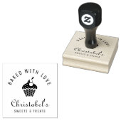 愛情焼いたを込めて |ベーカリー店 ラバースタンプ (押印)