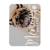 愛情記憶の手のでペットシンプル記念モダン マグネット (縦)