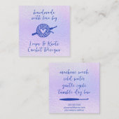 愛情込めてハンドメイド スクエア名刺 (正面/裏面)