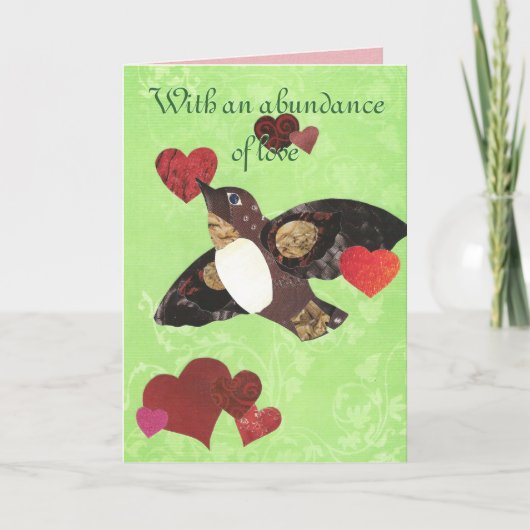 愛情鳥グリーティングカード シーズンカード (正面)