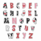 愛情[大文字アルファベット] シール (正面)