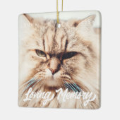 愛想あふれるペットの思い出モダンのシンプル写真 セラミックオーナメント (左)