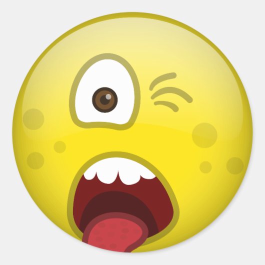 愛想が尽きた ラウンドシール (正面)