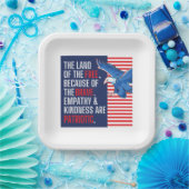 愛想と親切は愛国心だ ペーパープレート (パーティー)