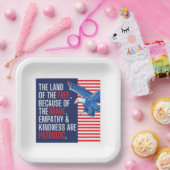 愛想と親切は愛国心だ ペーパープレート (パーティー)