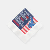 愛想と親切は愛国心だ 縁ありカクテルナプキン (角)