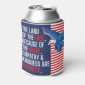 愛想と親切は愛国心だ 缶クーラー (缶裏面)