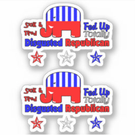 愛想の尽きた共和党員 シール