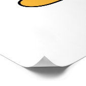 愛想の良いおもしろい猫素晴らしを愛する ポスター (角)