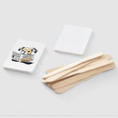 愛想の良いニュース読ドッグの新聞Tシャツ ハンドファン (組立なし)