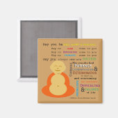 愛想の良い仏像 マグネット (正面/裏面)