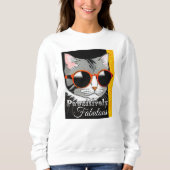 愛想の良い猫 スウェットシャツ (正面)