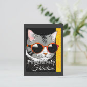 愛想の良い猫 ポストカード (スタンド正面)