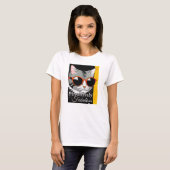 愛想の良い猫 Tシャツ (正面フル)