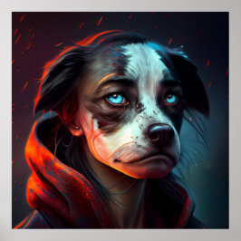 愛想フェムファナッツィ犬 ポスター