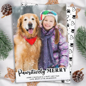 愛想メリー的にパーソナライズされたペットの写真犬の恋人 シーズンカード