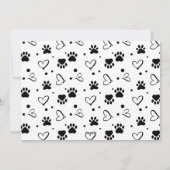 愛想メリー的にモダンカスタマイズペットの犬の写真 シーズンカード (裏面)