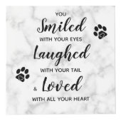 愛想笑いペット記念写真 フォトキューブ (右)