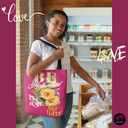 愛意欲を起こで嫌いない トートバッグ