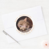 愛愛愛大ラウンド感謝祭スタンプ ラウンドシール (封筒)