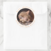 愛愛愛大ラウンド感謝祭スタンプ ラウンドシール (バッグ)