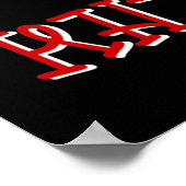 愛愛愛愛愛犬☆タイ語文字☆ ポスター (角)