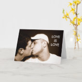 「愛愛」は挨拶状です カード (黄色い花)