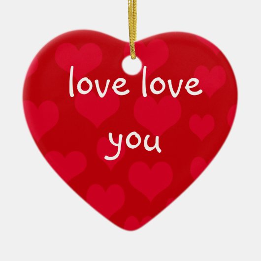 愛愛 セラミックオーナメント (正面)