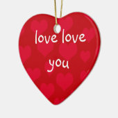 愛愛 セラミックオーナメント (左)