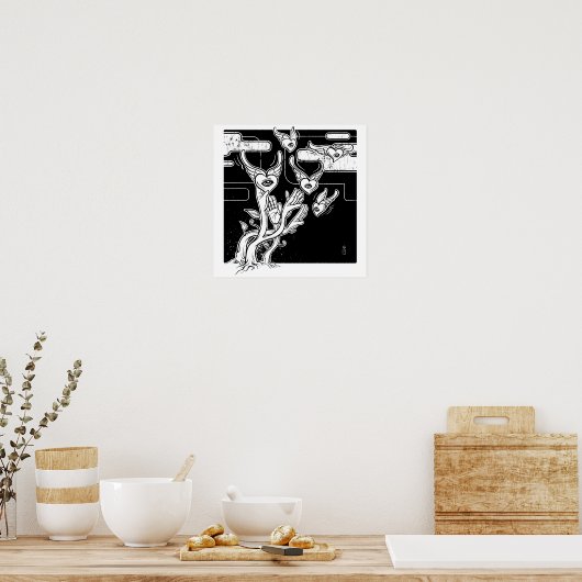 愛感じし ポスター (キッチン)