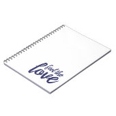 愛感じ螺旋ノート ノートブック (左側)