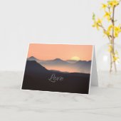 愛感動的で空白のなメッセージカード カード (黄色い花)