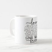 愛感動的は優しい コーヒーマグカップ (正面左)