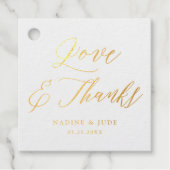 愛感謝していとカップル結婚ズ フェイバータグ (正面)