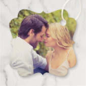 愛感謝していとモダンの結婚写真 フェイバータグ (裏面)