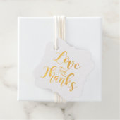 愛感謝していとモダンの結婚写真 フェイバータグ (箱)